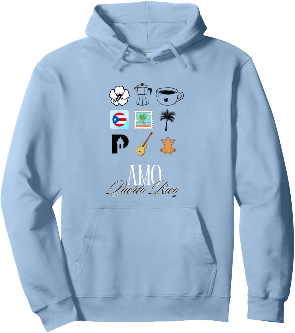 Sudadera con capucha Amo Puerto Rico