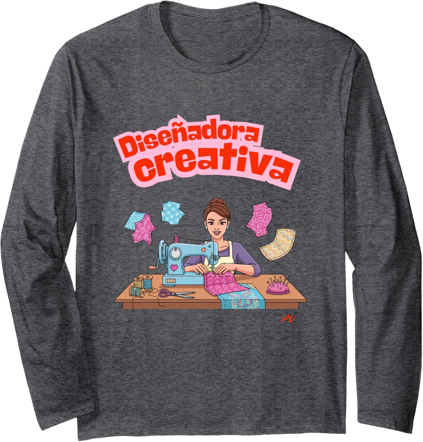 Camiseta de manga larga Diseñadora Creativa