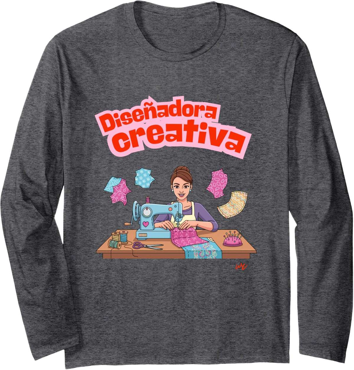 Camiseta de manga larga Diseñadora Creativa