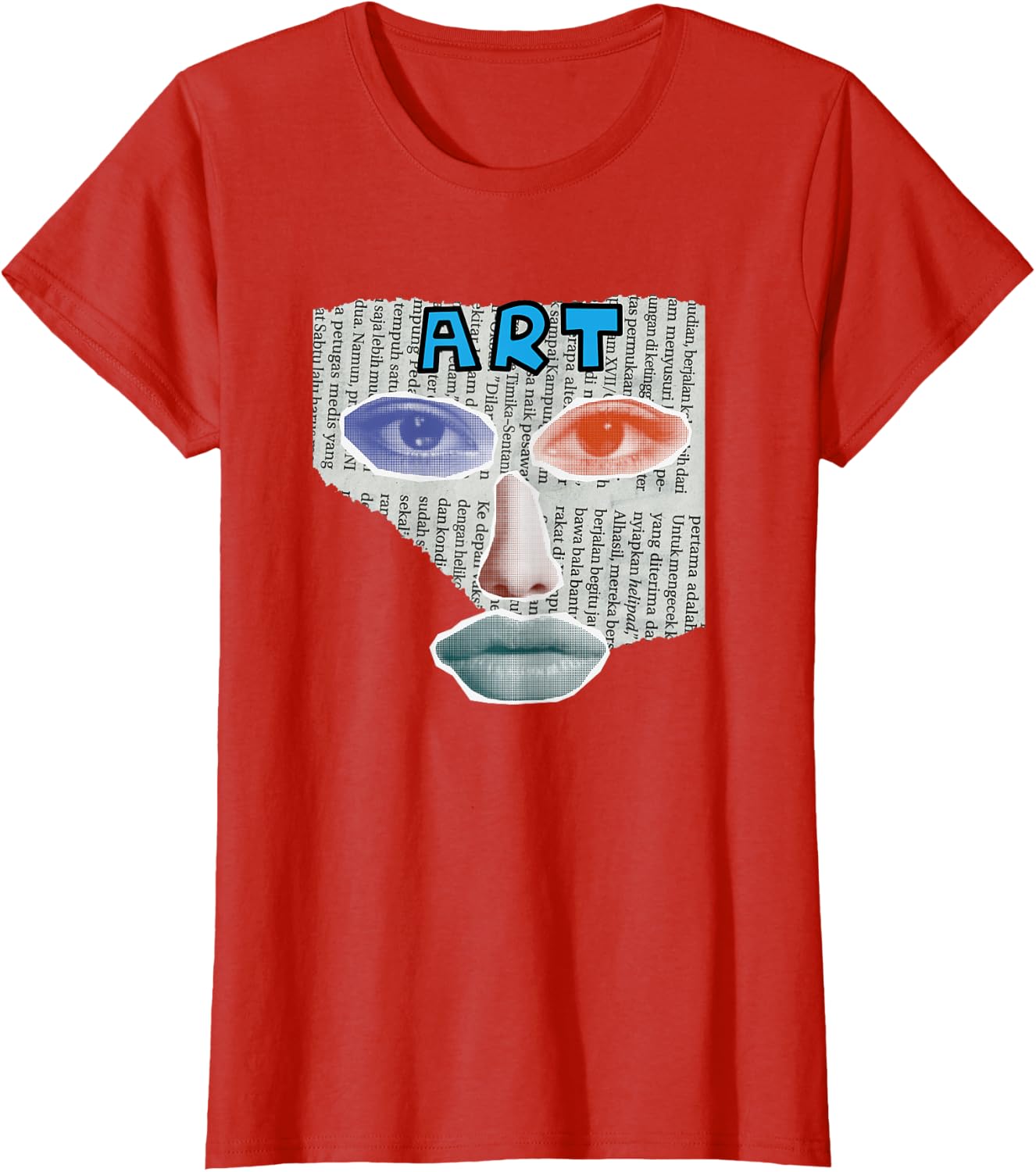 Camiseta Art Collage, Negro -