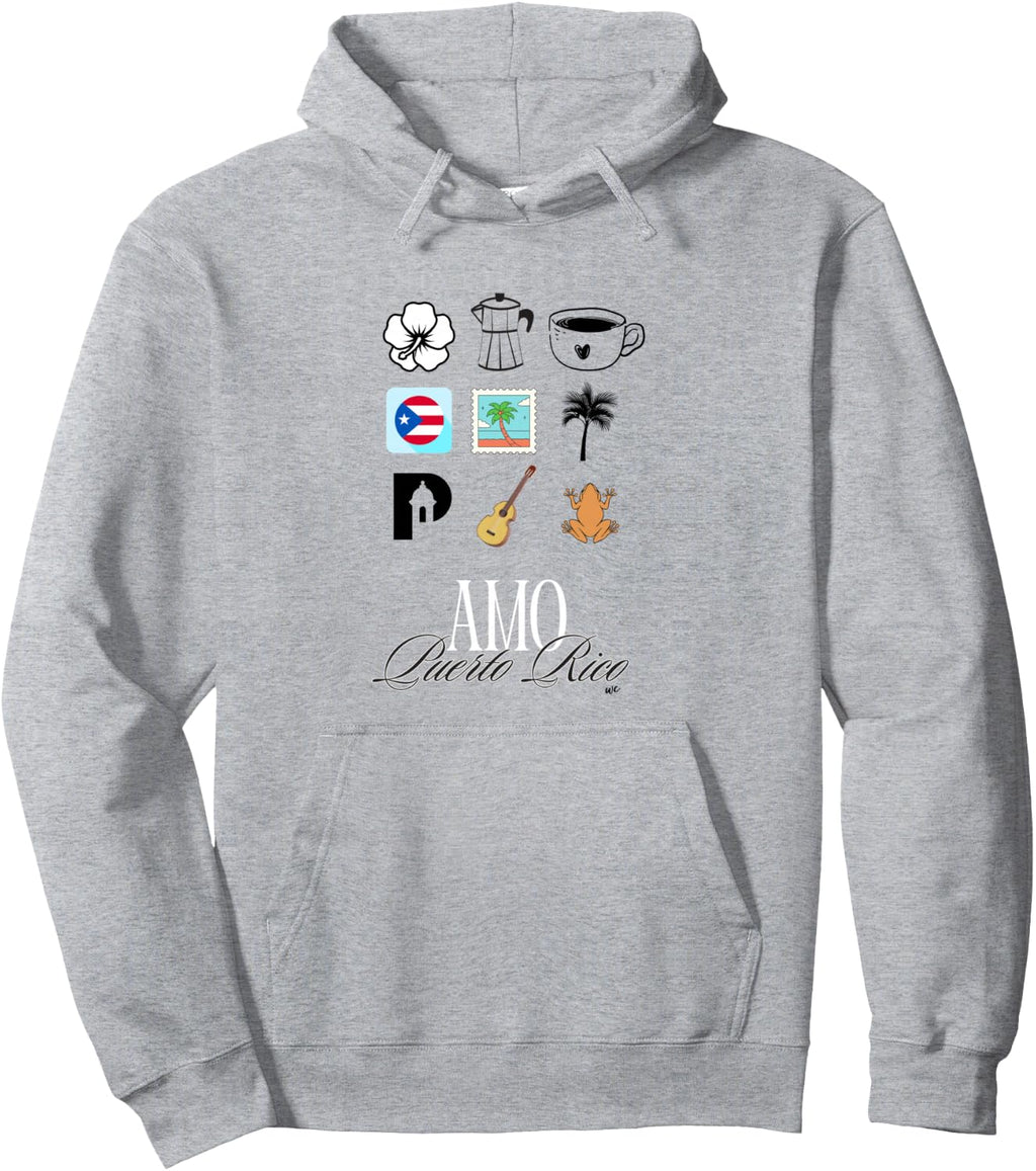 Sudadera con capucha Amo Puerto Rico