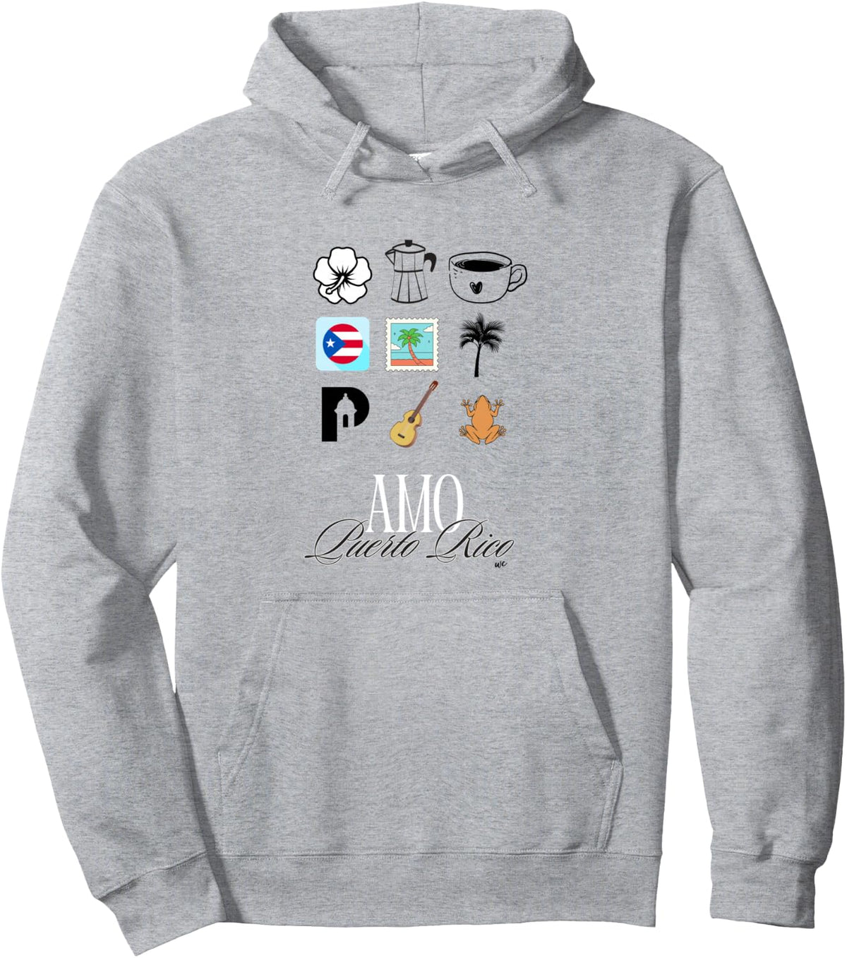 Sudadera con capucha Amo Puerto Rico