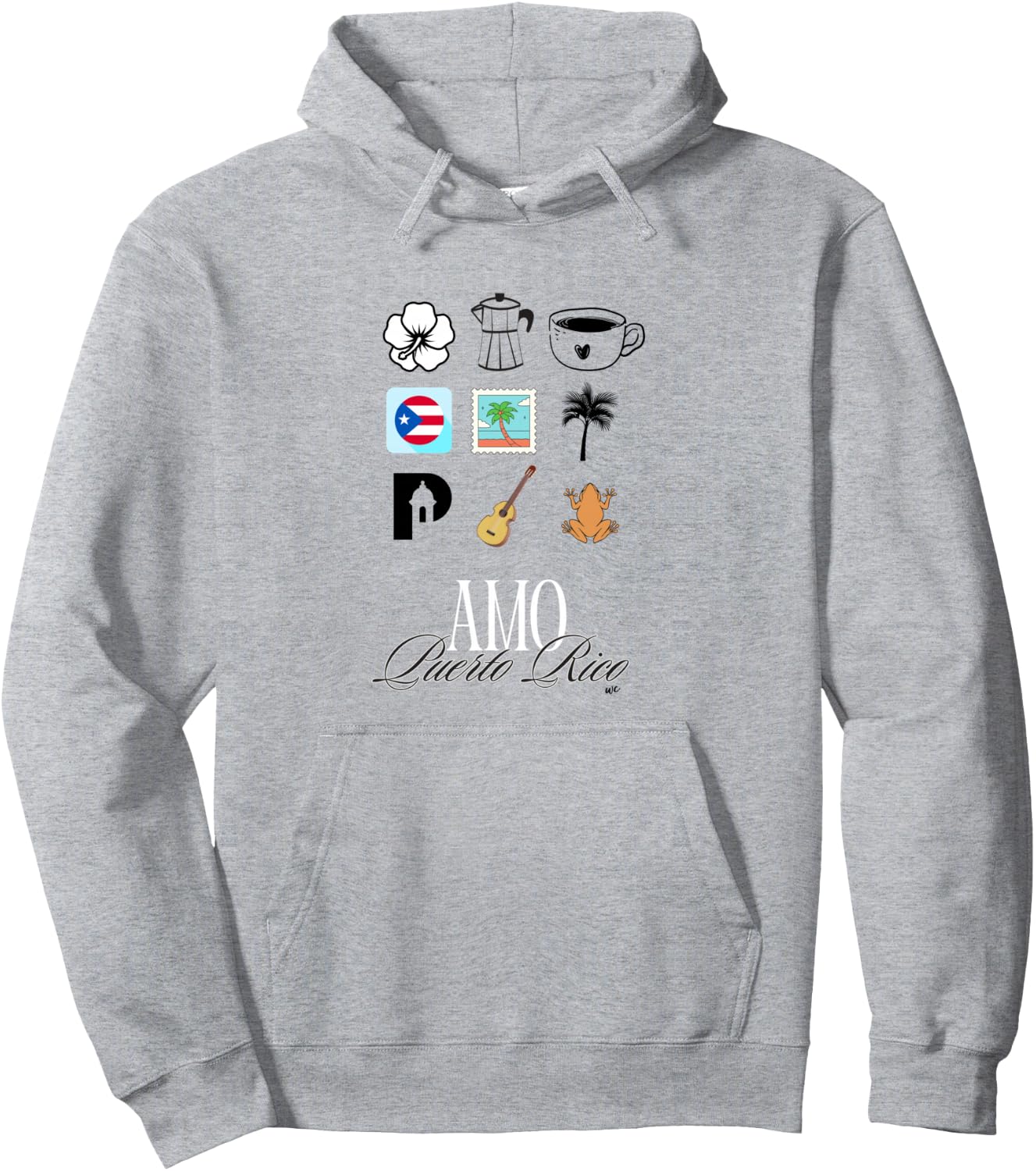 Sudadera con capucha Amo Puerto Rico