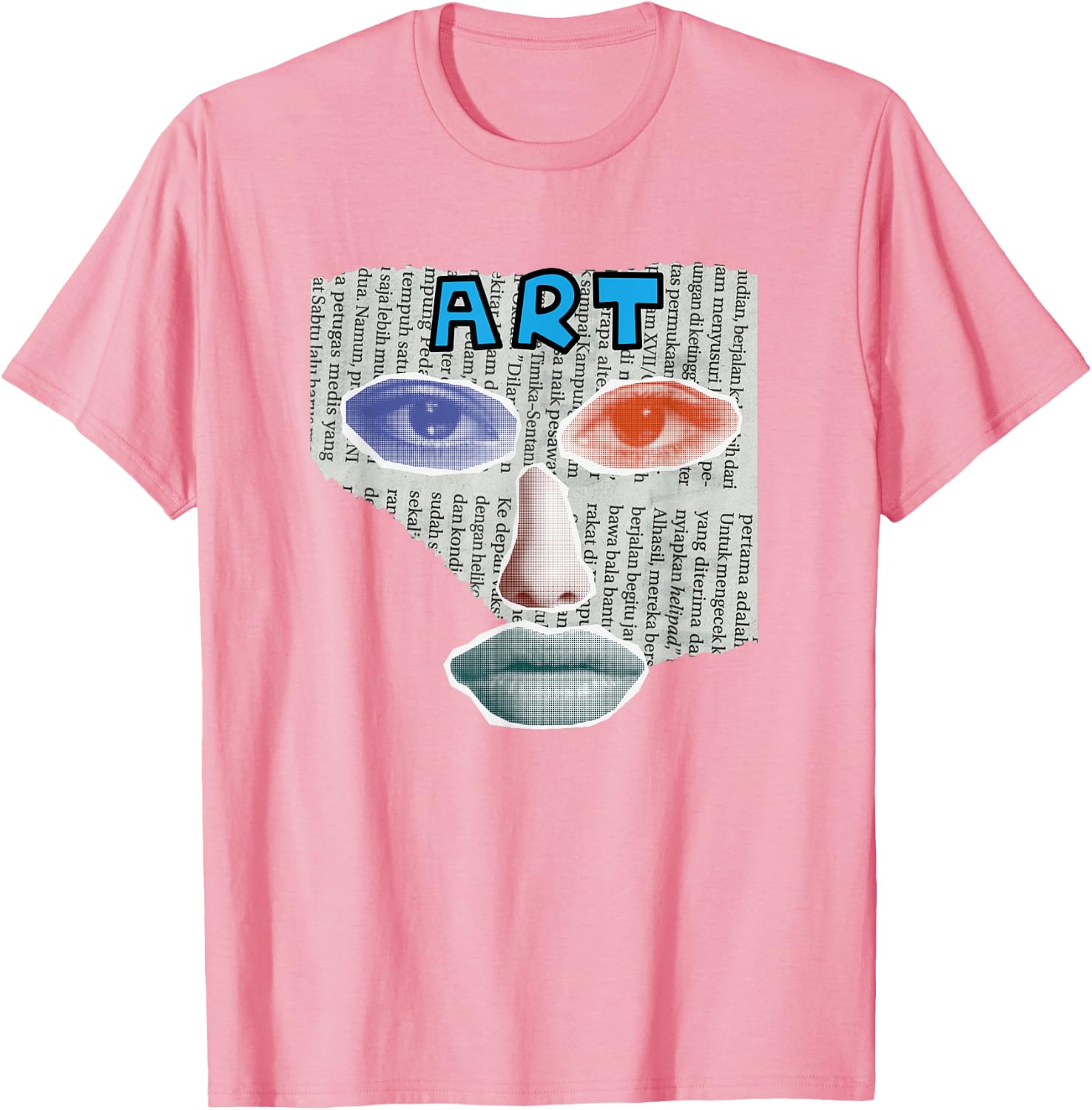 Camiseta Art Collage, Negro -