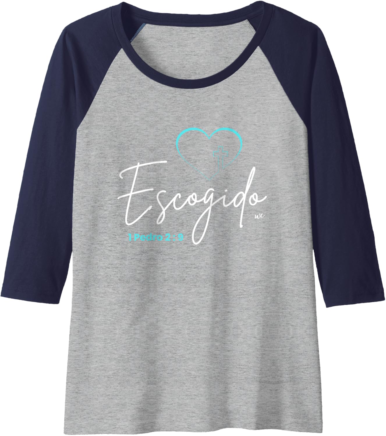 Camiseta de béisbol raglán Escogido
