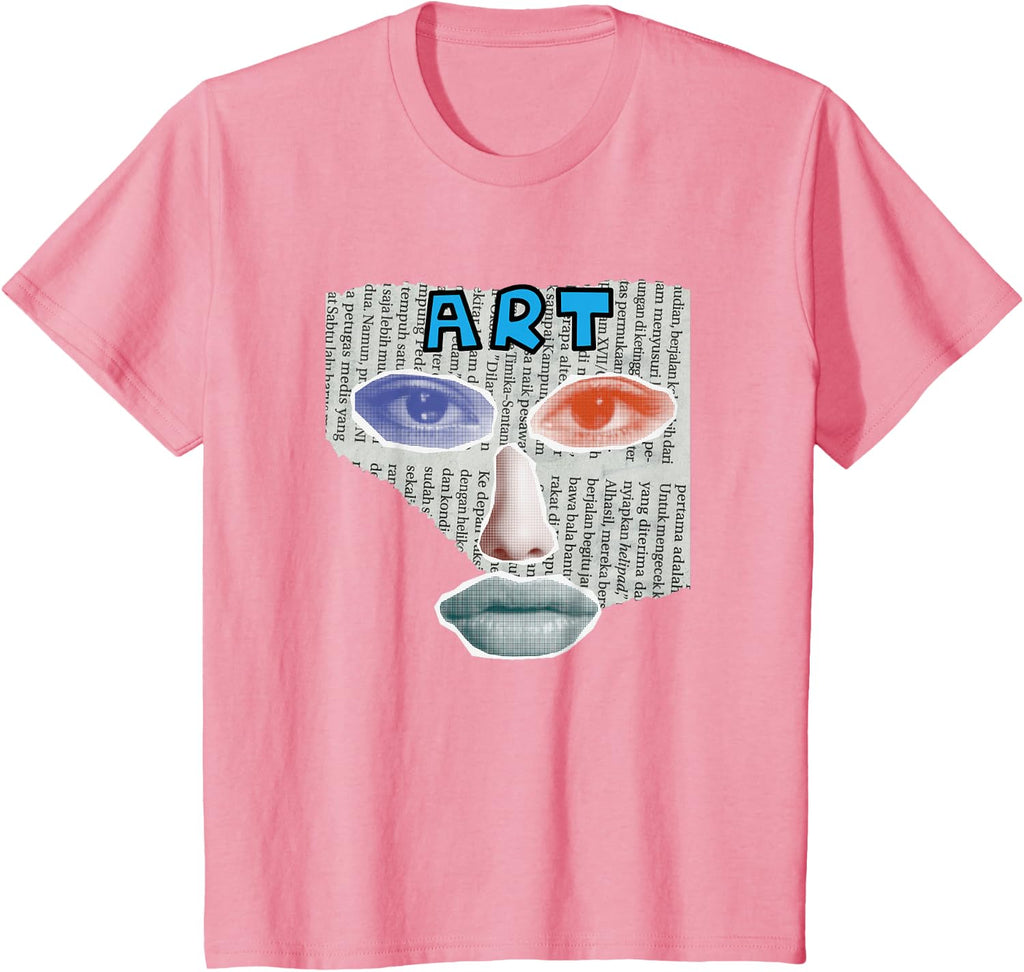 Camiseta Art Collage, Negro -