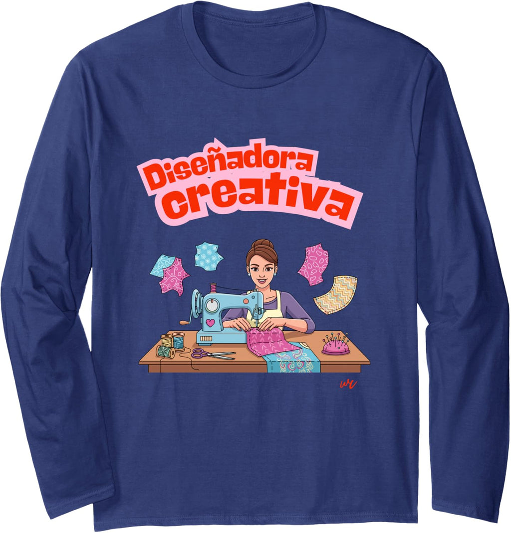 Camiseta de manga larga Diseñadora Creativa