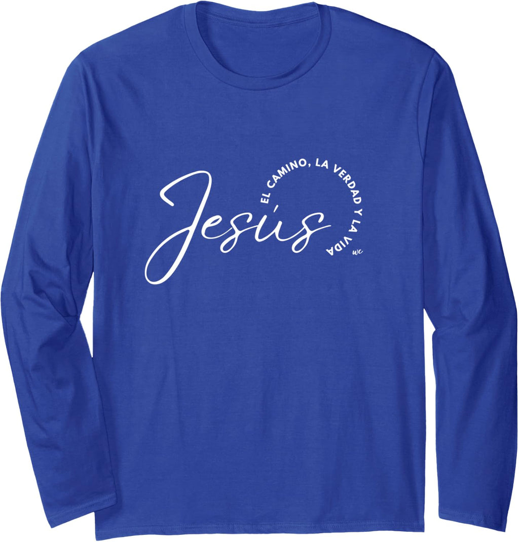 Jesus el camino, la verdad y la vida Camiseta de manga larga