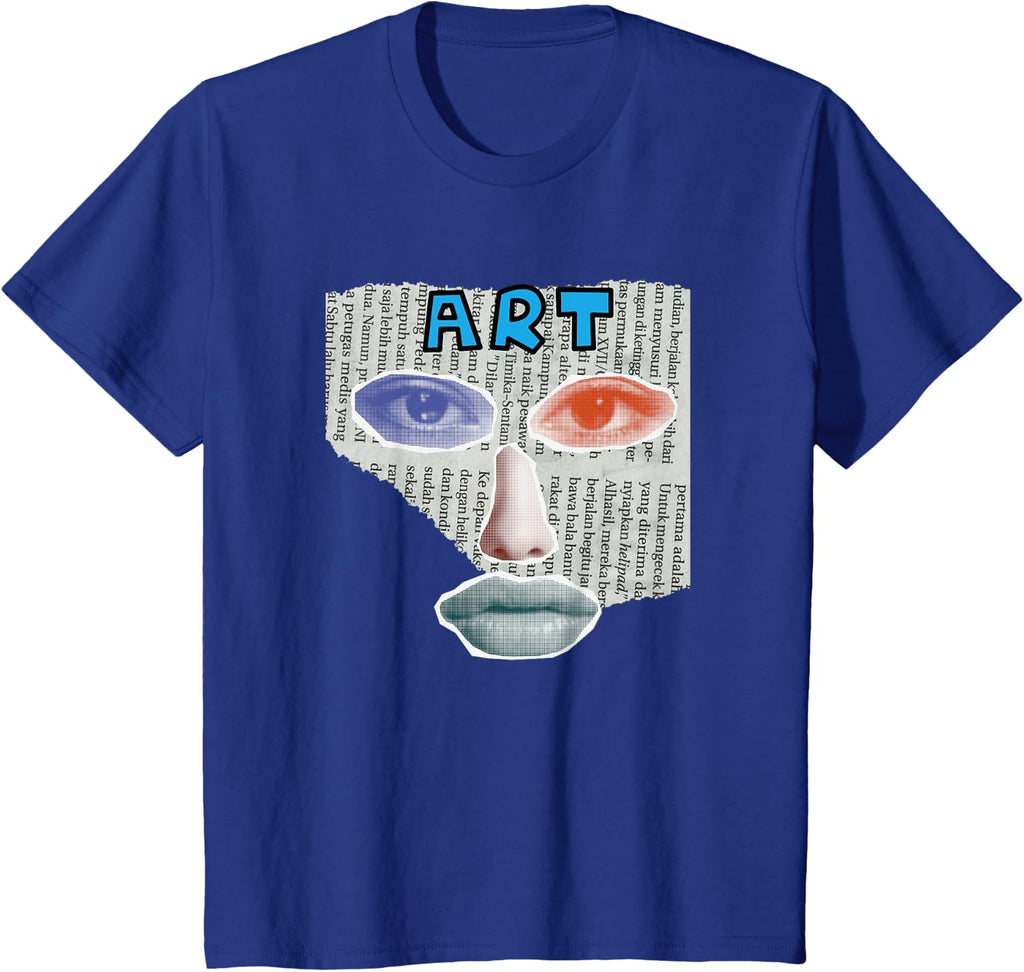Camiseta Art Collage, Negro -