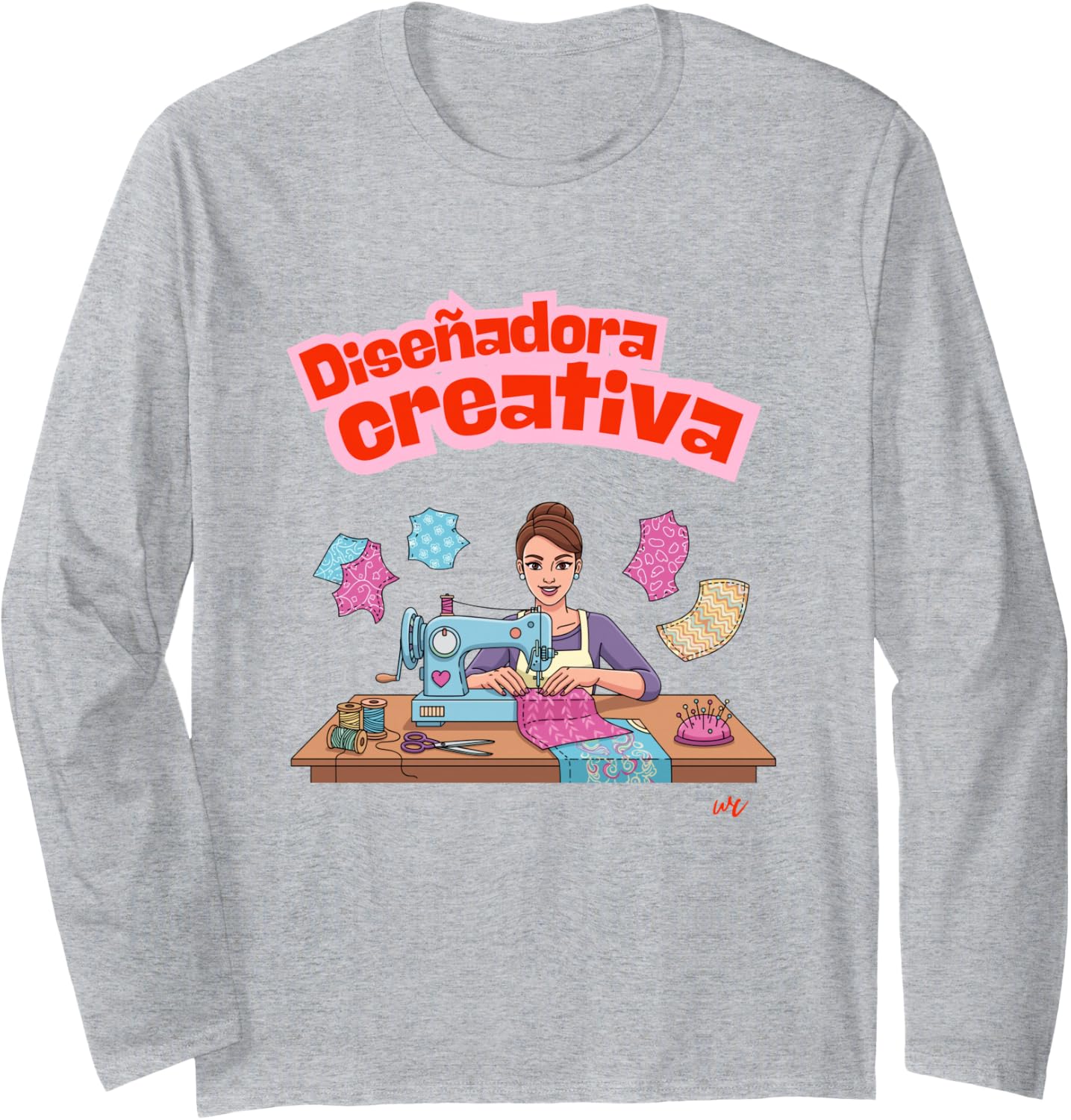 Camiseta de manga larga Diseñadora Creativa