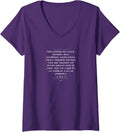Camiseta con cuello en V Ustedes son Linaje escogido