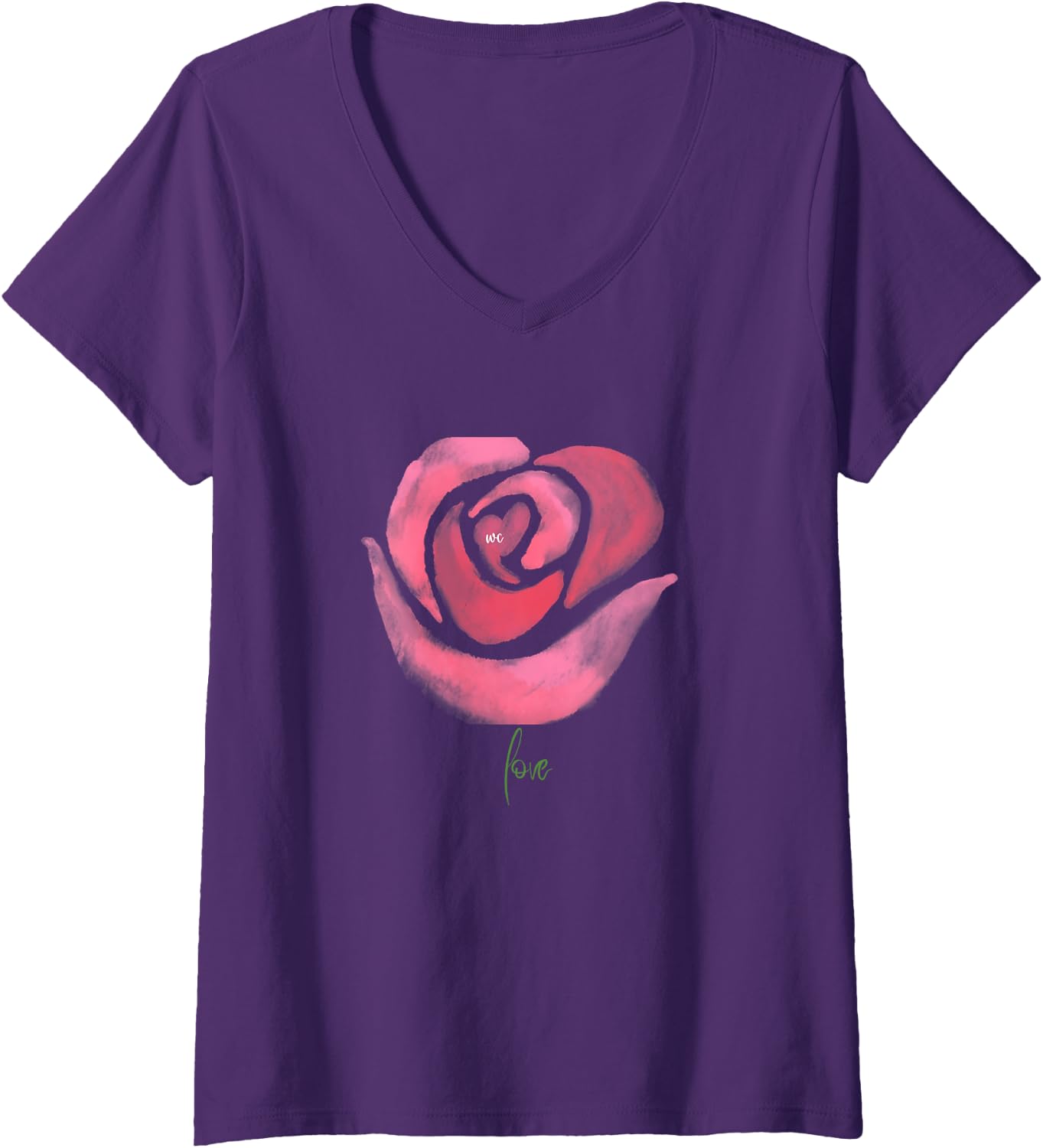 Camiseta con cuello en V