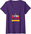 Camiseta de Navidad en Familia con cuello en V