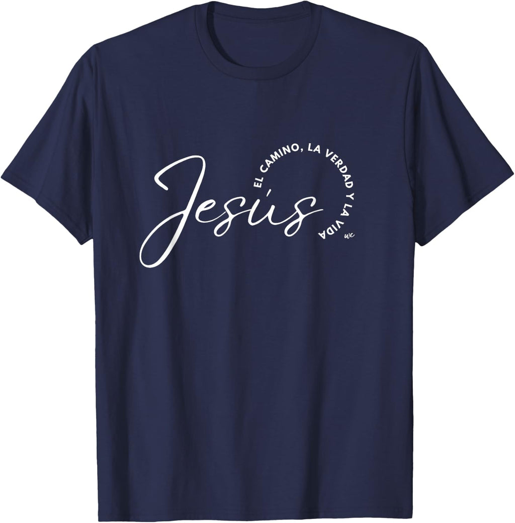 Camiseta Jesus el camino, la verdad y la vida