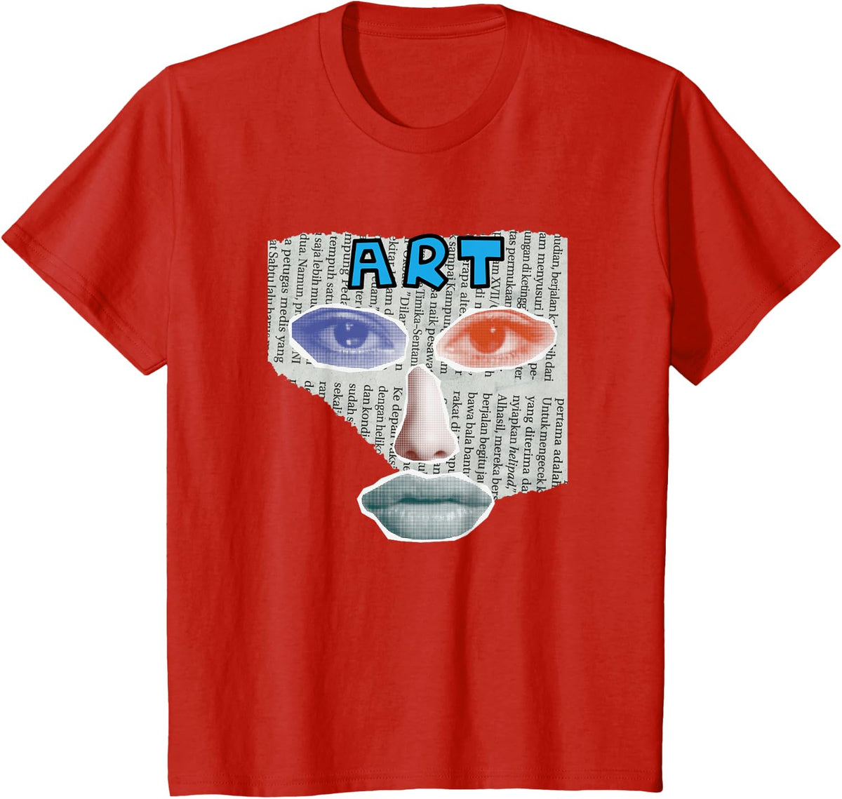 Camiseta Art Collage, Negro -