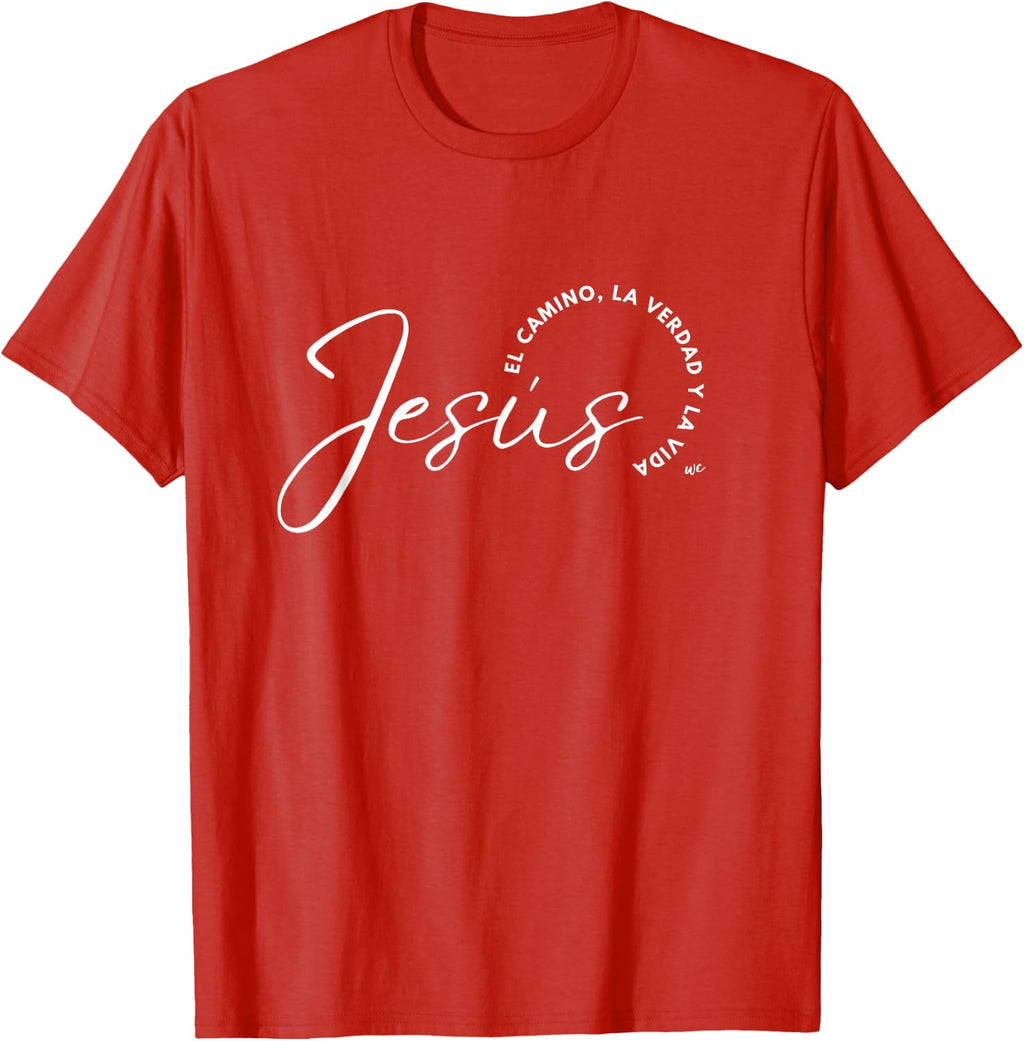 Camiseta Jesus el camino, la verdad y la vida
