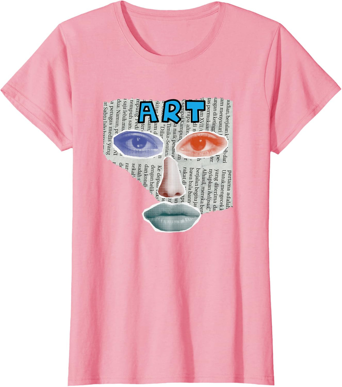 Camiseta Art Collage, Negro -