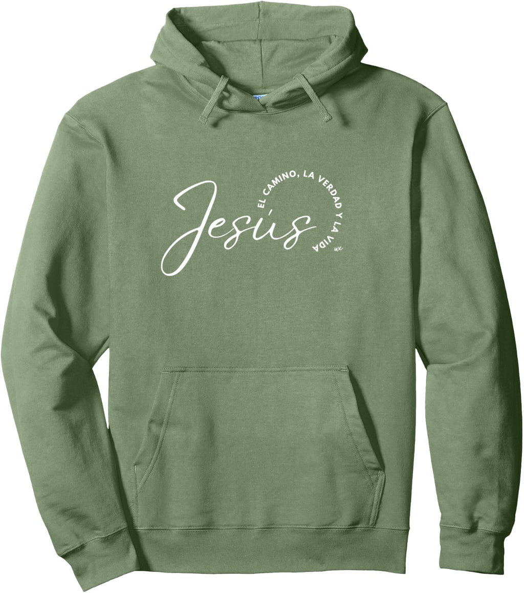 Jesus el camino, la verdad y la vida Sudadera con capucha