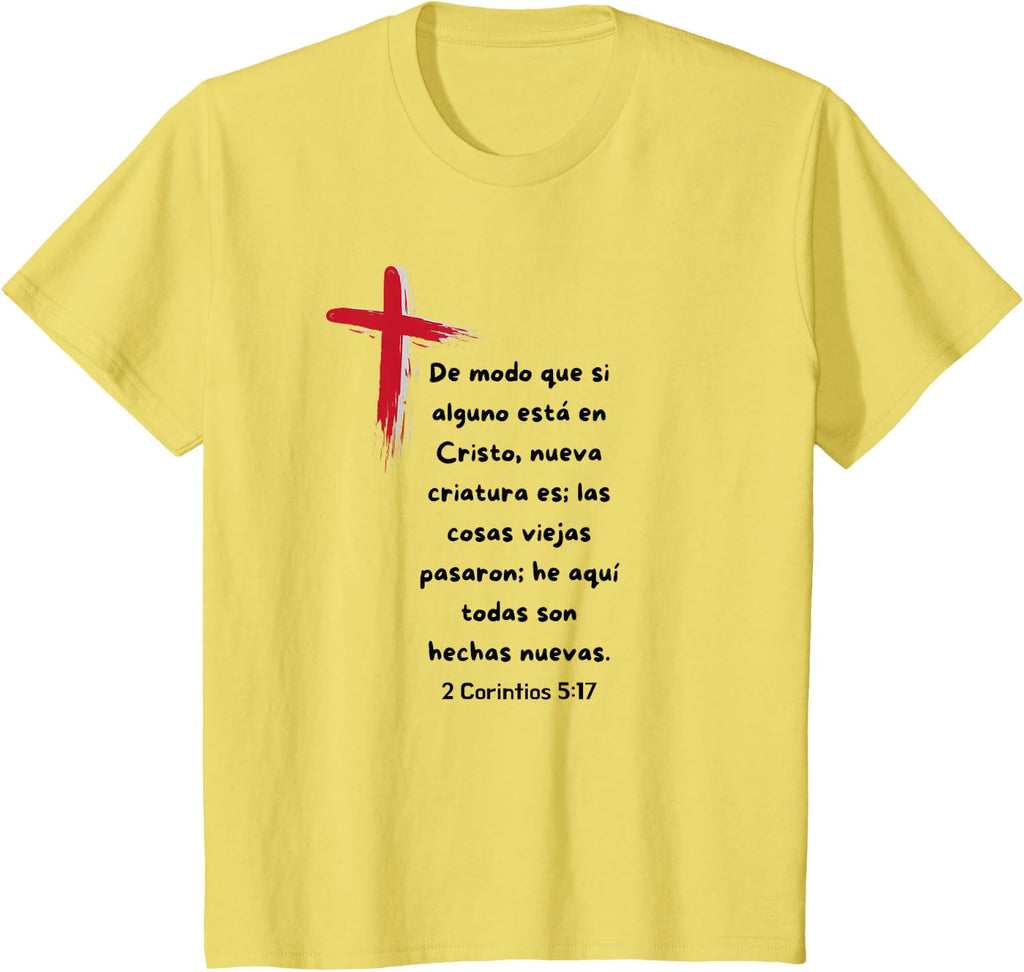 De modo que si alguno esta en Cristo nueva Criatura es.