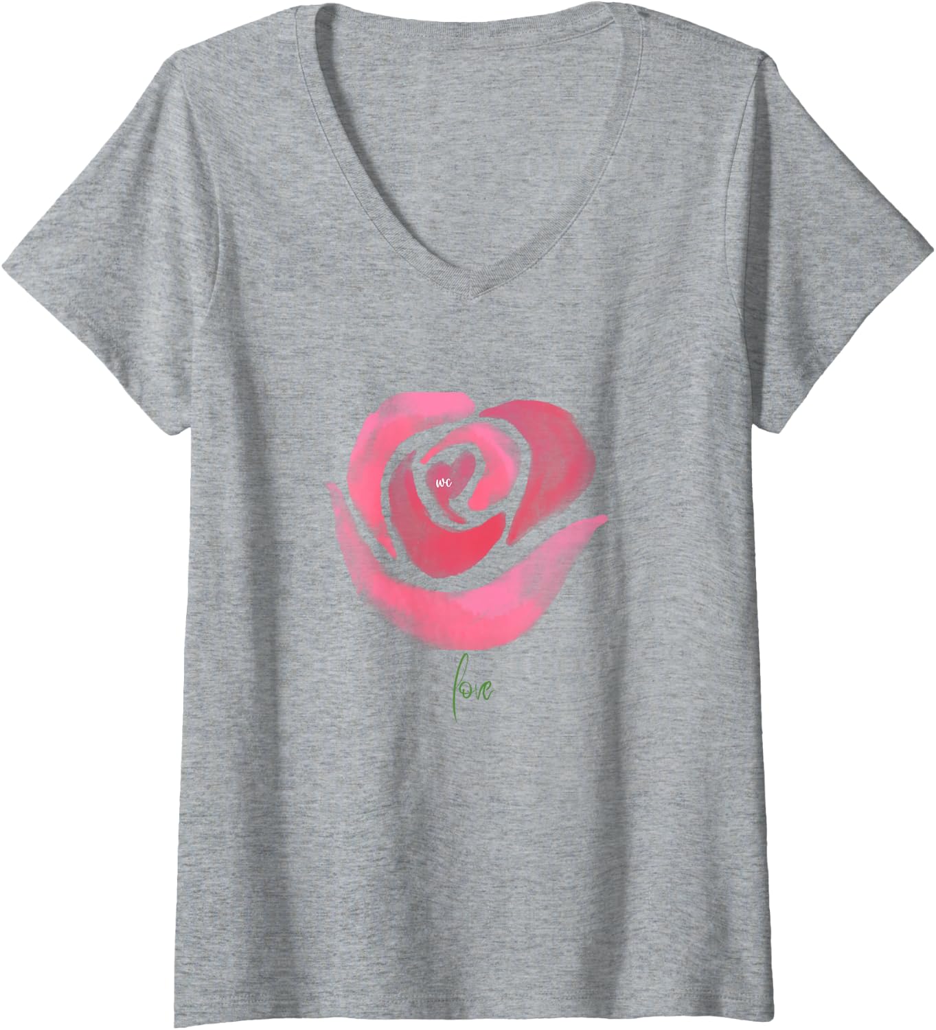 Camiseta con cuello en V