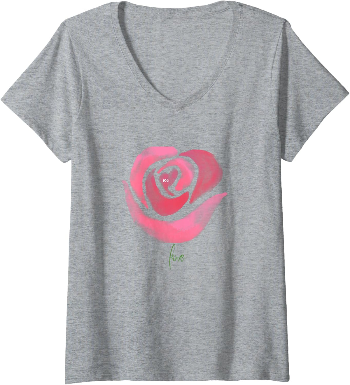 Camiseta con cuello en V