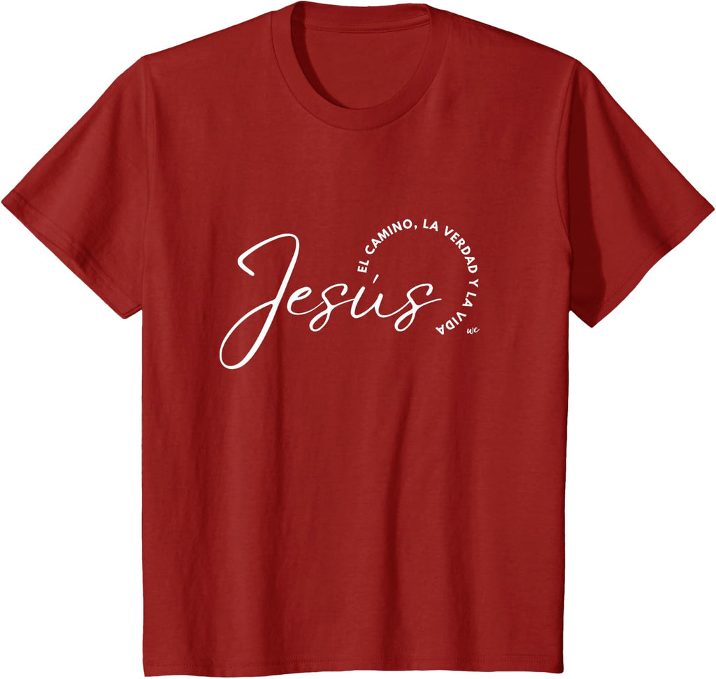 Camiseta Jesus el camino, la verdad y la vida