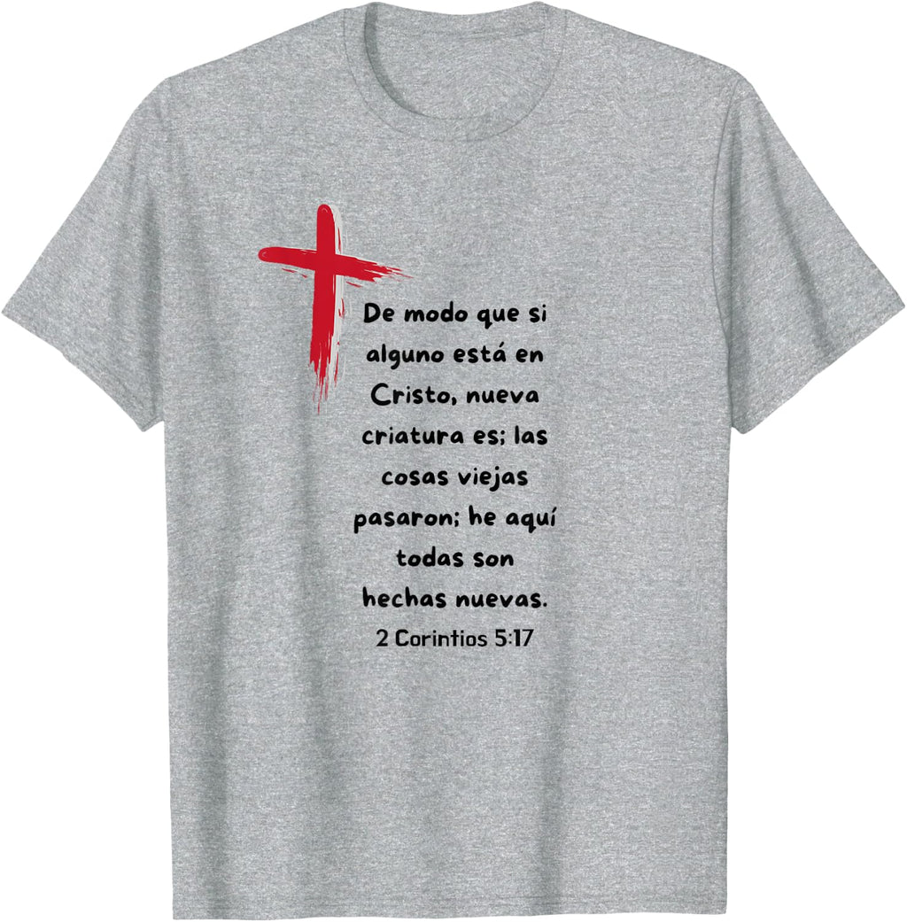 De modo que si alguno esta en Cristo nueva Criatura es.
