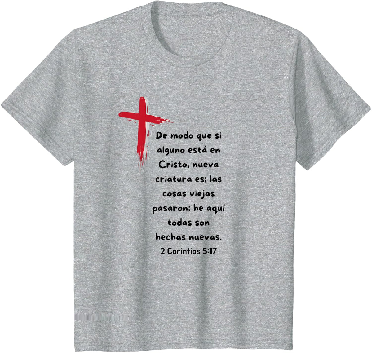 De modo que si alguno esta en Cristo nueva Criatura es.