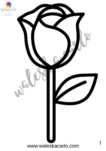 FLORES EN PDF PARA COLOREAR