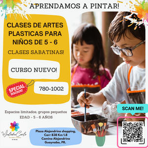 CLASE DE ARTES PLASTICAS PARA NIÑOS DE 5 -6 AÑOS