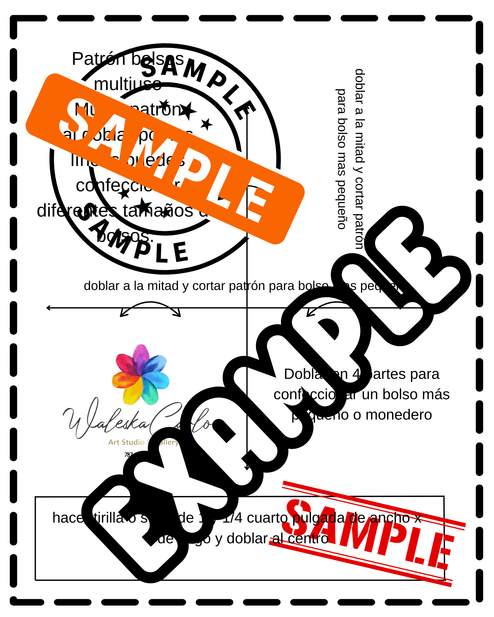 PATRON DIGITAL PARA CONFECCIONAR BOLSO MULTIUSO