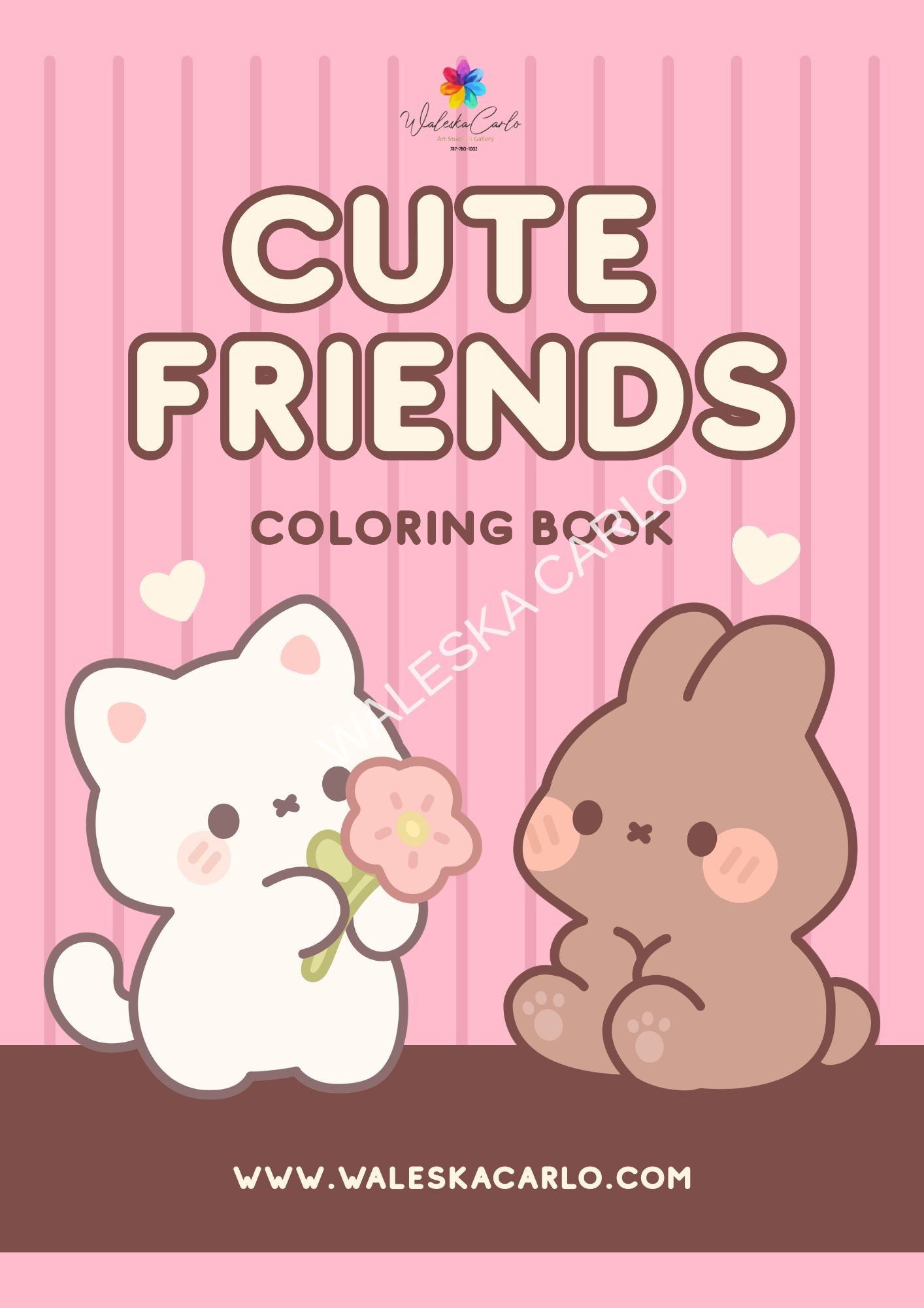 LIBRO DE COLOREAR CUTE FRIENDS PDF
