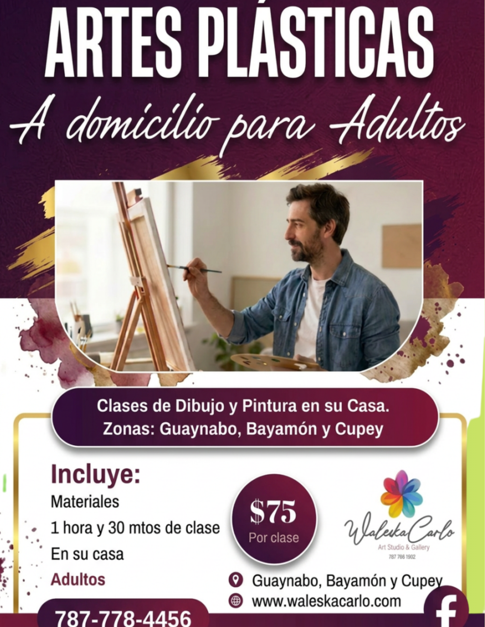 CURSO DE ARTES PLASTICAS A DOMICILIO