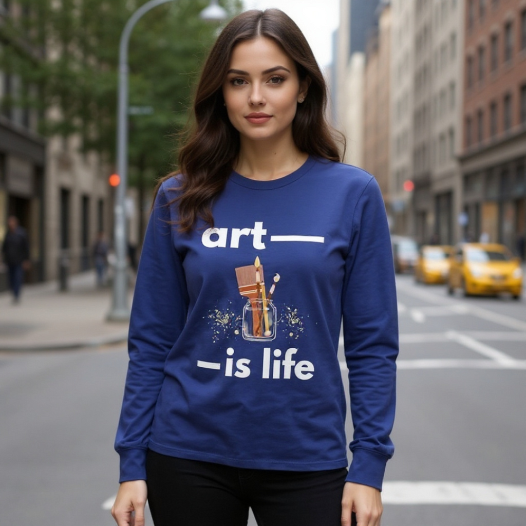 Art is life Long Sleeve T-Shirt