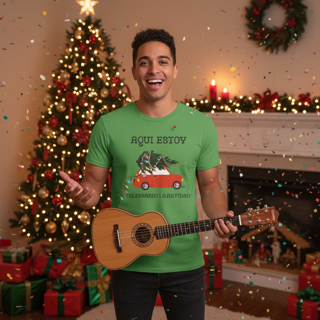 Aqui Estoy celebrando la Navidad T-Shirt