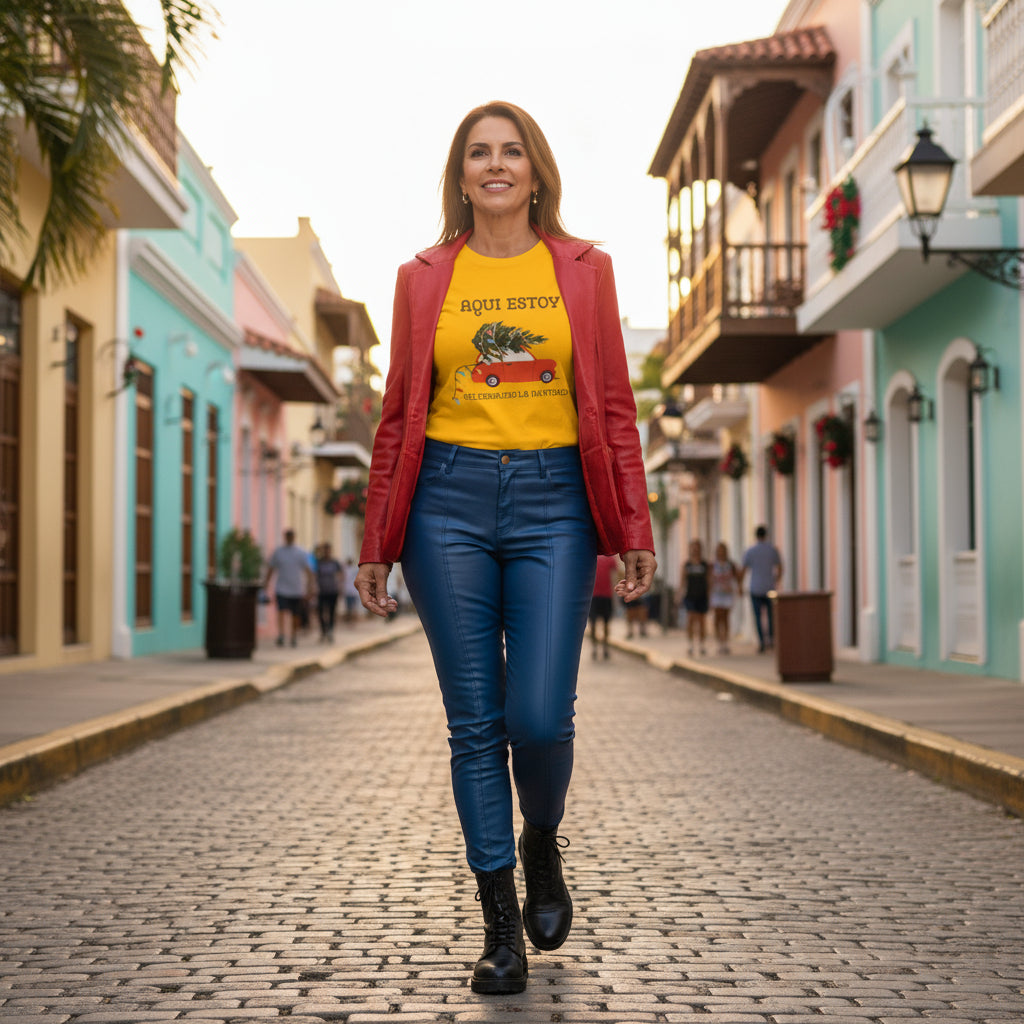 Aqui Estoy celebrando la Navidad T-Shirt