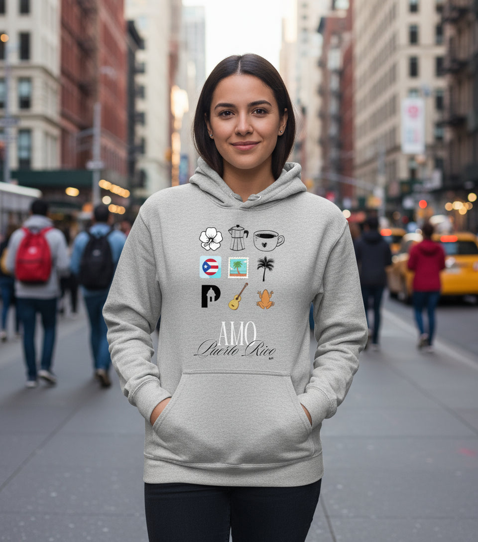 Amo Puerto Rico Pullover Hoodie