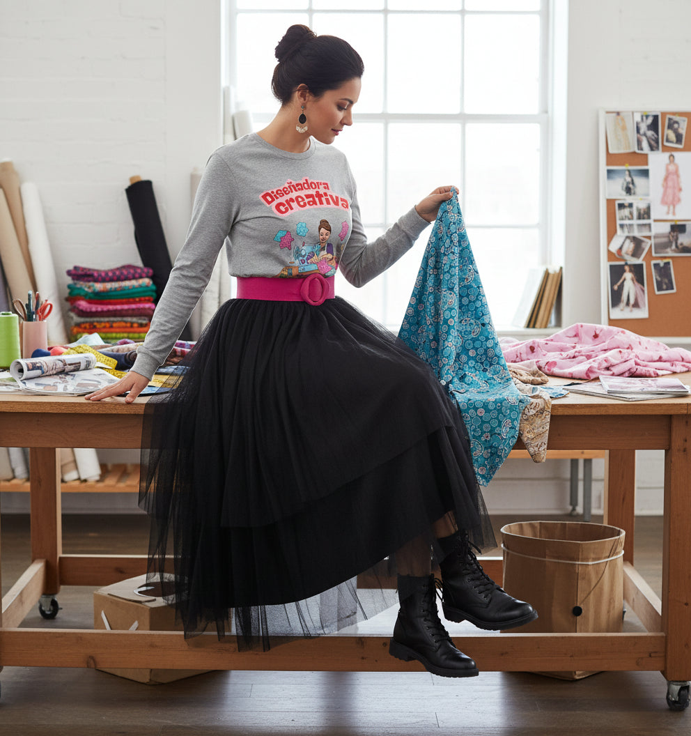 Diseñadora Creativa Long Sleeve T-Shirt