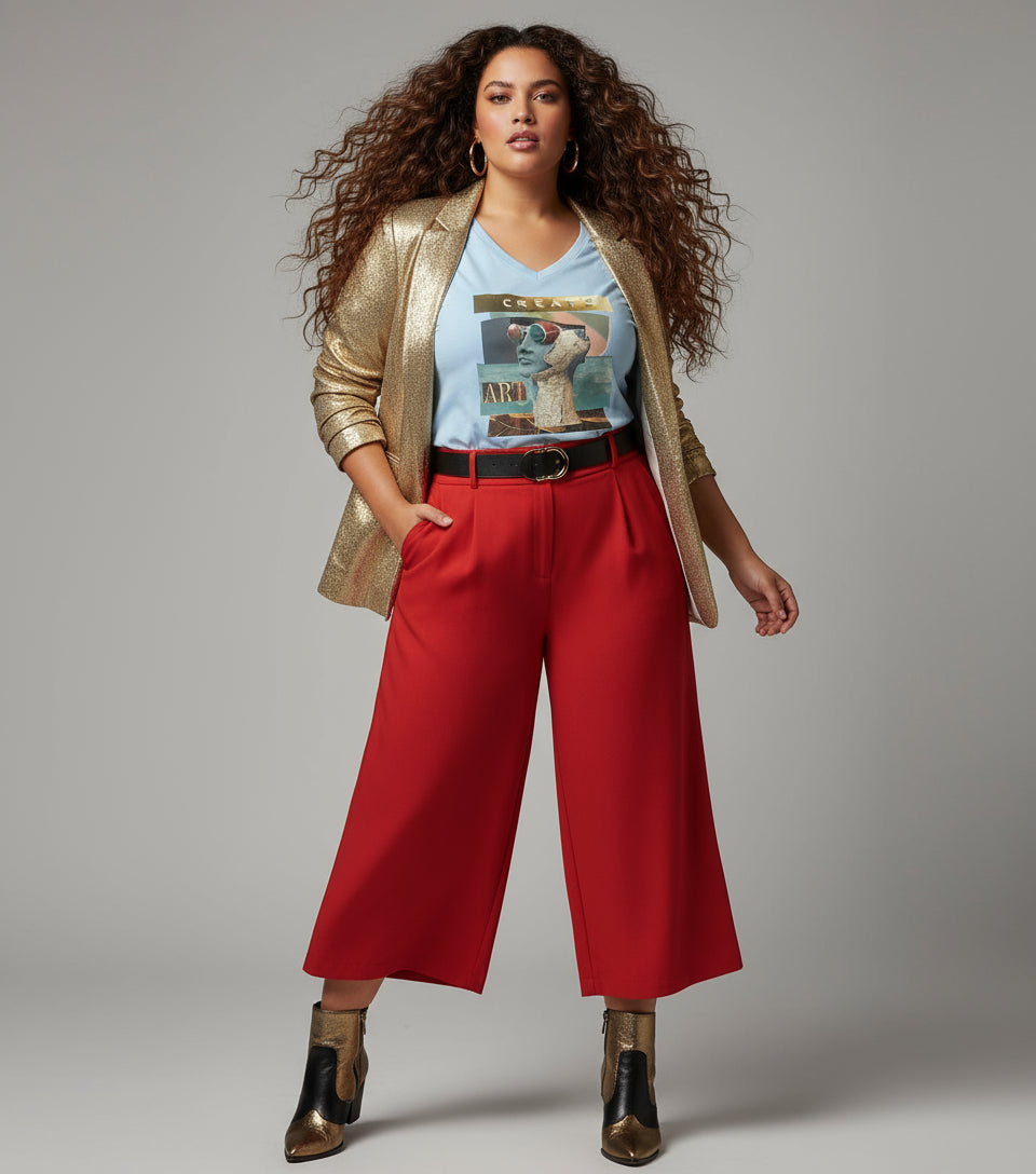 Create Art V-Neck T-Shirt