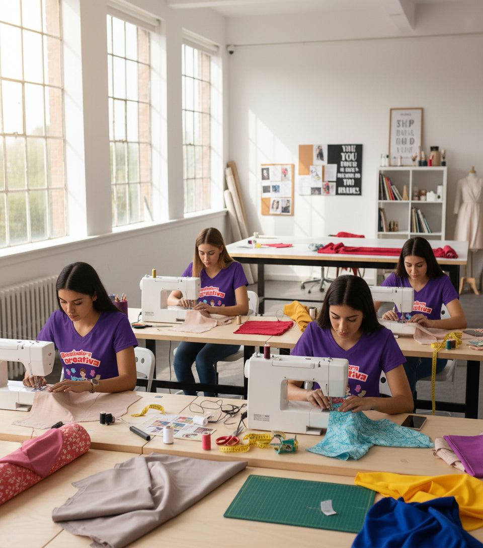 Womens Diseñadora Creativa V-Neck T-Shirt