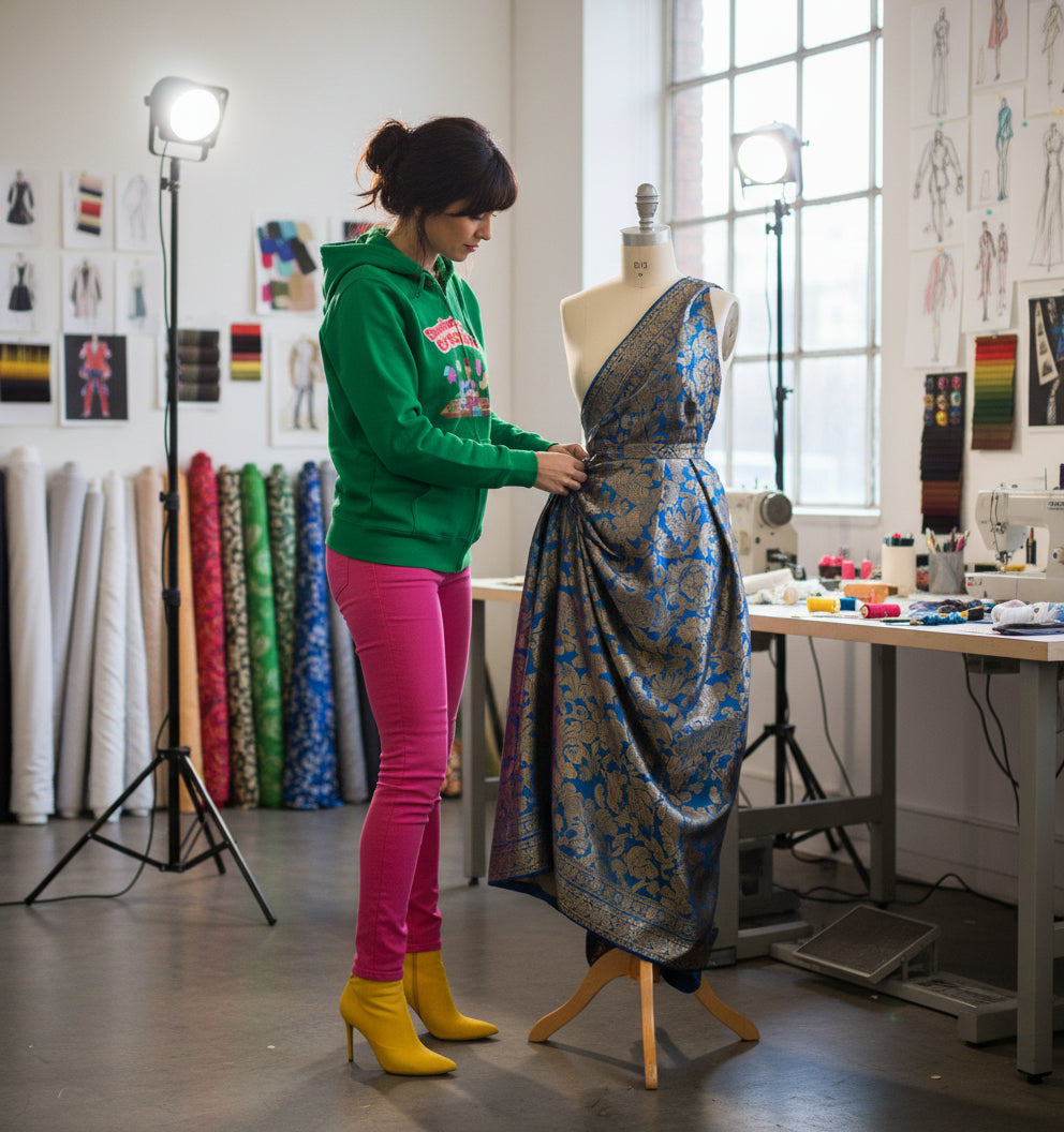 Diseñadora Creativa Zip Hoodie