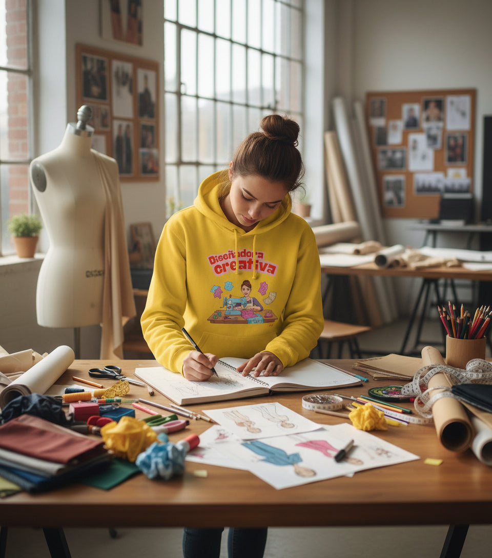 Diseñadora Creativa Pullover Hoodie