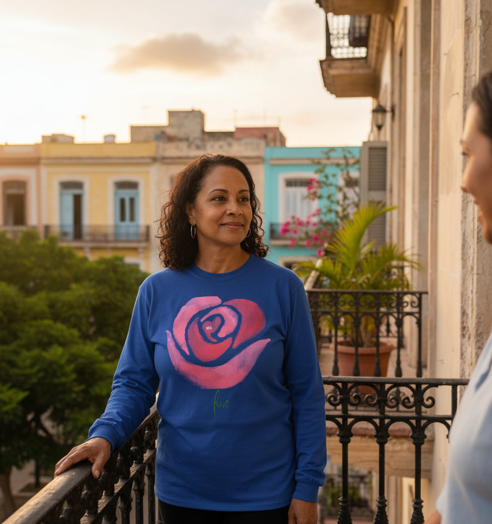 A Rose Long Sleeve T-Shirt