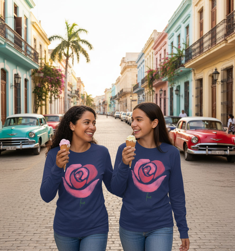 A Rose Long Sleeve T-Shirt