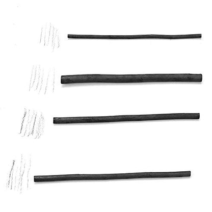 Pssopp 25pcs Charcoal Sticks
