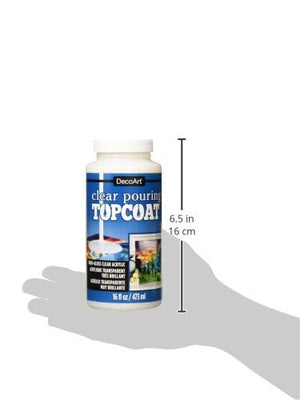 DecoArt Clear Pouring TopCoat DS134 16 fl oz/ 473 ml