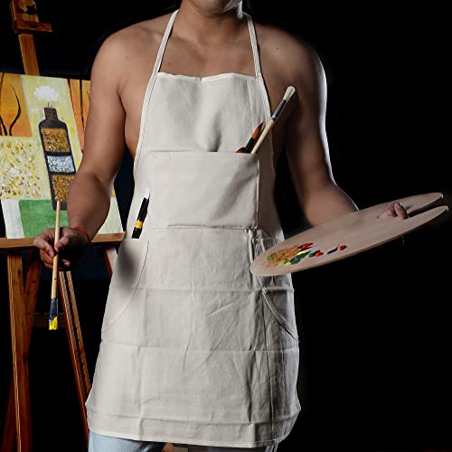 conda 100% Cotton Canvas Professional Bib Apron