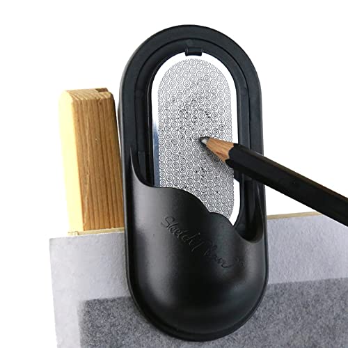 Xirrhur Charcoal Pencil Sharpener Clip-On Artist Lead Sandpaper