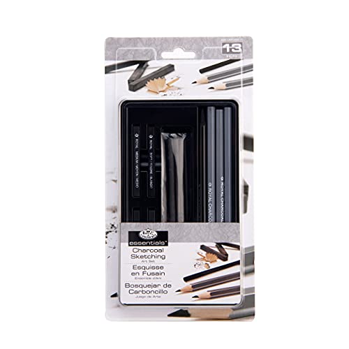 Royal & Langnickel RSET-ART2503 Small Tin Charcoal Drawing Art Set