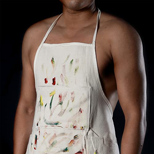 conda 100% Cotton Canvas Professional Bib Apron